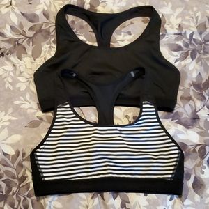 Champion set of 2 racer back sports bras
